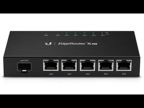 Dual WAN VPN Router Ubiquiti ER-X-SFP With Advanced Security, Monitoring, and Management
