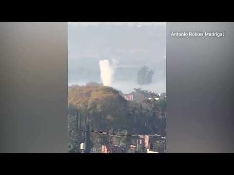 Aproape de tragedie în Mexic. Mii de oameni au fugit