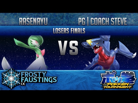FFIX Pokken LOSERS FINALS - Rasenryu (Gardevoir) vs PG | Coach Steve (Garchomp)