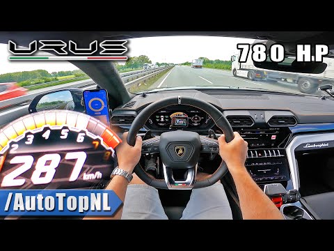 780HP Lamborghini Urus Elmerhaus on AUTOBAHN [NO SPEED LIMIT] by AutoTopNL