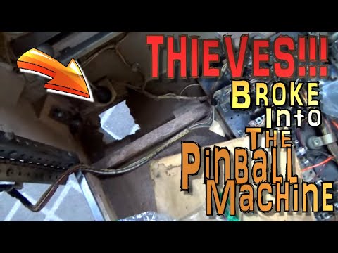 Working On A Bally 1973 CIRCUS Pinball Machine Somebody Broke Into in Antiquity!  Thieves!!!
