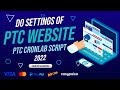 Do Settings Of PTC Website 2022 PTC Cronlab Script PTC Cronlab Script 5 1 Hunzii Tech