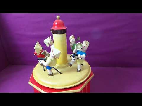 Steinbach uralte Spieluhr Nr. 035 - ein seltenes Sammlerstück aus dem Erzgebirge