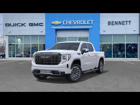 2026 GMC Sierra 1500 Crew Cab Short Box 4-Wheel Drive Denali Ultimate in White for sale at Bennett Chevrolet Cadillac Buick GMC Ltd. in Cambridge, ON