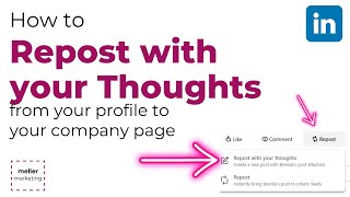 How to Repost LinkedIn Content from Your Profile to Your Company Page