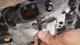 2.5 Volkswagen crankshaft position sensor replacement how to, VW Jetta, Golf, Passat