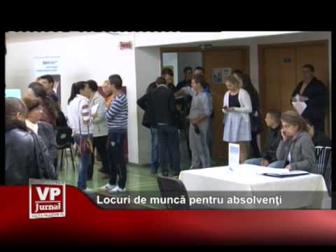 Locuri de muncă pentru absolvenţi