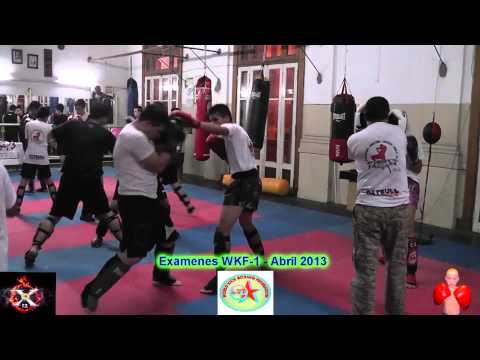 Kick Boxing - Examenes  WKF-1 Argentina - Abril 2013