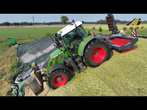 Corn chopping 2025 Biogas plant & dairy cows, electricity & milk from the farm - Agriculture & Tr...