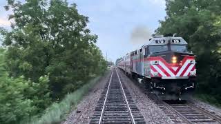 Metra Union Pacific Northwest Line Cab Ride! (Crystal Lake - Chicago OTC) PALATINE EXPRESS 8/15/2023