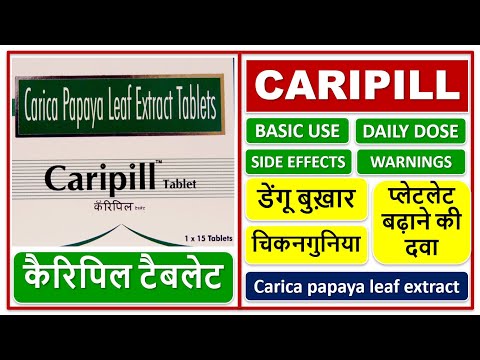 Carica Papaya Leaf Extract Tablet