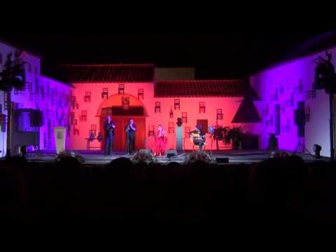 Actuación Aurora Vargas LIV Festival de Cante Jondo Antonio Mairena