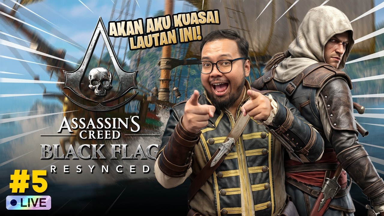 OBROLAN PAGI SEMBARI Melaut! - Assassins Creed Black Flag Resync PART 5