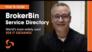 BrokerBin Service Directory Product Demo