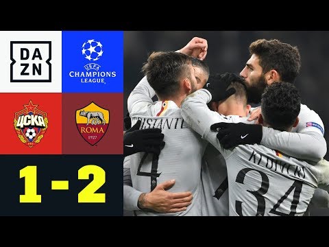 Lorenzo Pellegrini erlöst die Roma in Moskau: ZSKA – Roma 1:2 | Champions League | Highlights