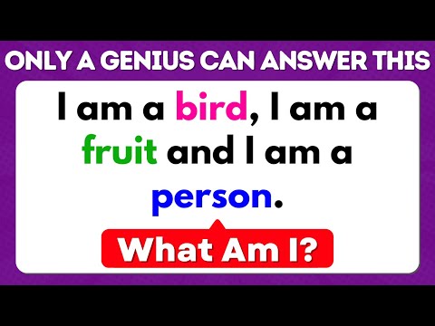 ONLY A GENIUS CAN ANSWER THESE 20 TRICKY RIDDLES 😵🤔 | Riddles Quiz - Part 2