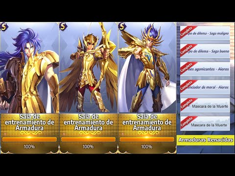 🔱SALA DE ENTRENAMIENTO ARMADURA🔱 Renacidas Saga - Ayoros- Cancer -SAINT SEIYA AWAKENING