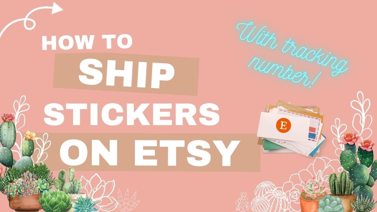 How to ship letter with tracking number on ETSY.