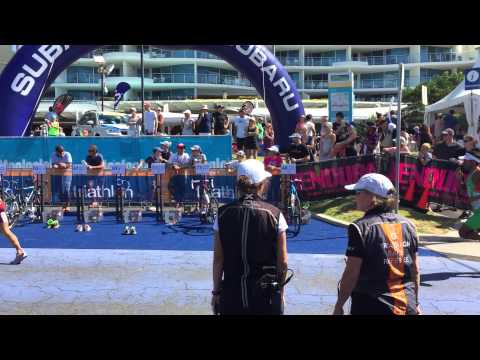 ITU World Cup Mooloolaba 2015 running leg
