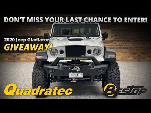 Last Chance to Enter and Win this Custom Jeep Gladiator From Quadratec and Bestop