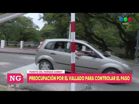 Los vecinos reclaman cuidado y respeto por el puente del Parque Garay