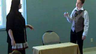 Nick and Roxey singing 'Little Priest'