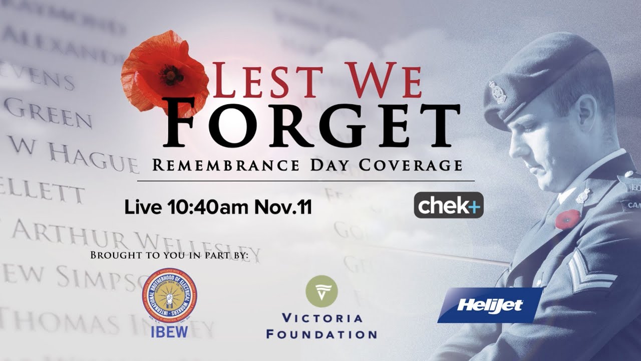 Lest We Forget | Remembrance Day 2024 | CHEK News