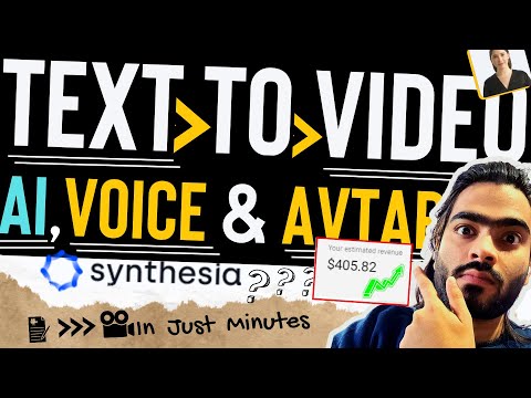 How To Make Video With AI Voice and AI Face in 2024 Synthesia io Tutorial Script to video With AI