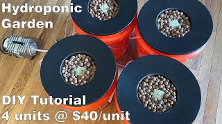 Thumbnail for video: Easy Hydroponic Garden DIY Tutorial using 5 Gallon Buckets