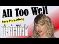 All Too Well (Taylor's Version *Explicit*) EASY Ukulele/Lyric Play-Along