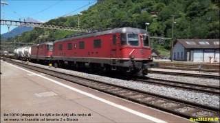 preview picture of video 'Treni a Biasca - Trains at Biasca Station - 1/2'