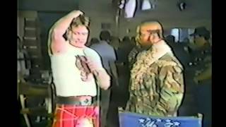 Roddy Piper confronts Mr. T (02-16-1985)