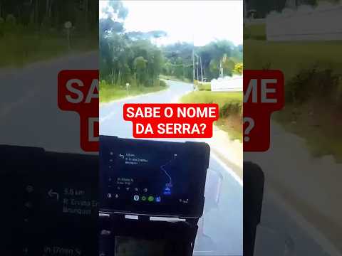 Cruzando Rio Negrinho Sentido Doutor Pedrinho Santa Catarina #mototurismo #shorts #rotabiker