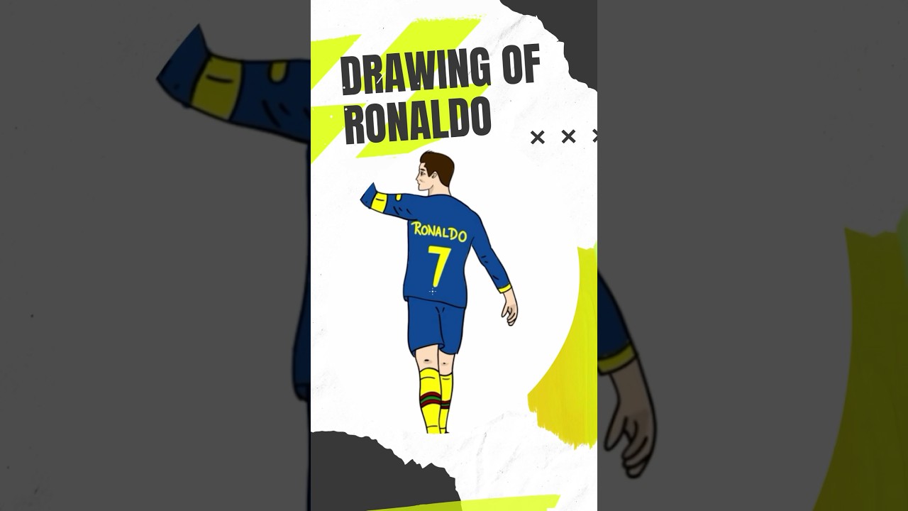 Lear to draw Ronaldo #shorts #ronaldo