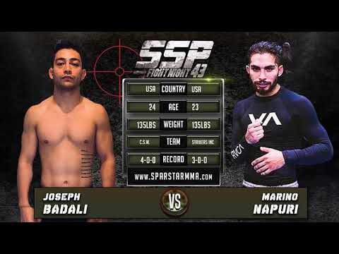 Joseph Badali vs Marino Napuri - SSP43