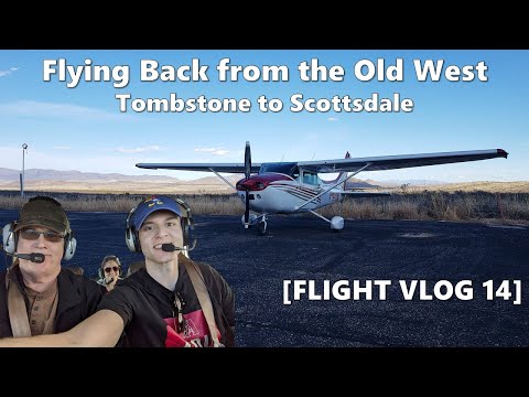 Flying Back from the Old West in a C182 [Flight Vlog 14]