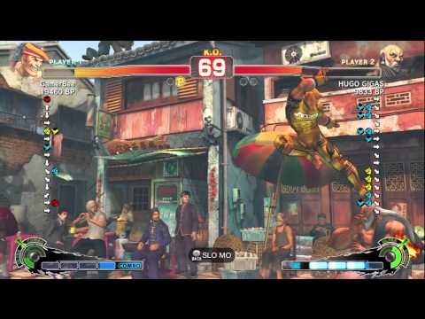 GamerBee [Adon] vs HUGO GIGAS [Gouken] SSF4 Japanese Online Ranked Matches - TRUE-HD