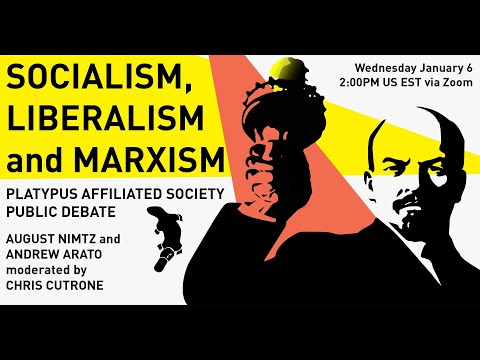 Socialism, Liberalism, Marxism: Nimtz and Arato