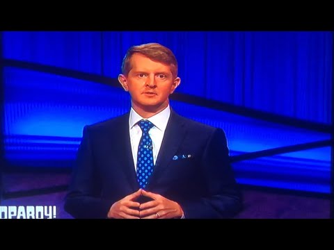Ken Jennings’ first introduction and final on Jeopardy!