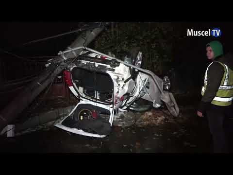 Jurnal MUSCEL TV 21.11.2022 Mașină răsturnată – șofer fără permis și băut