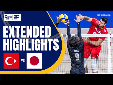 TÜRKİYE vs. JAPAN | EXTENDED HIGHLIGHTS | 2025 FIVB MEN'S WORLD CHAMPIONSHIP | SEPT. 13