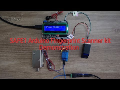 SAFE1 Arduino Optical Fingerprint Scanner Kit DEMO
