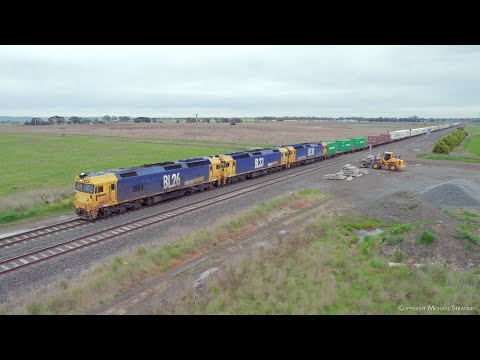 7902V Pacific National Mildura to Melbourne Container Train (21/9/2022) - PoathTV Railway