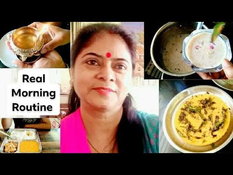 INDIAN MOM REAL MORNING ROUTINE 2019| Breakfast to Lunch Routine in Hindi| Kitchen Cleaning Routine Video