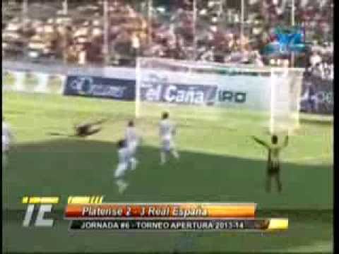Fecha 6 (Apertura 2013 14) Platense 2 3 Real España