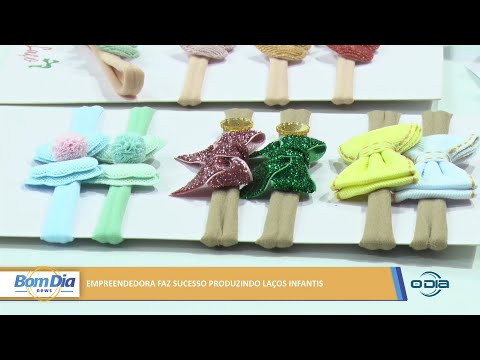 Empreendedora faz sucesso produzindo laços infantis 01 02 2022