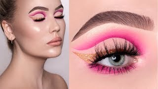 Pink Cut Crease Kylie Cosmetics Birthday Collection Makeup Tutorial