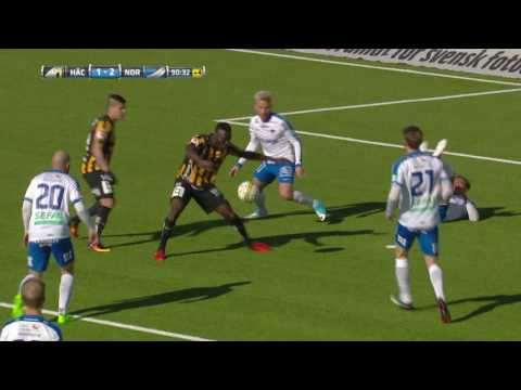 Wahlqvist räddar Norrköping med superrensning framför fötterna på Kamara - TV4 Sport