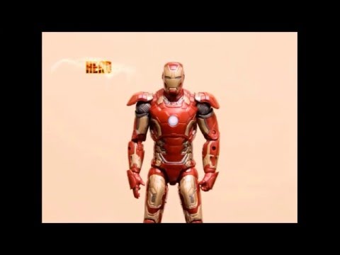 IRON MAN Mark 43 REVIEW - Stop motion film -