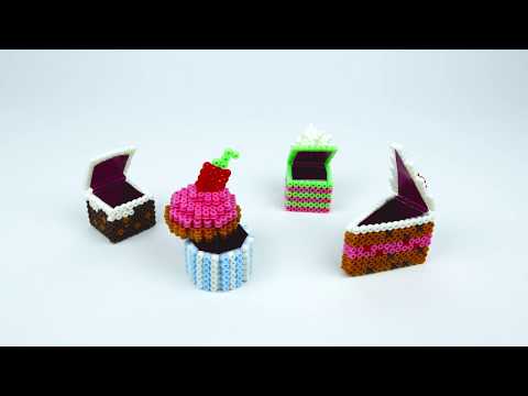 Diy Time Lapse 3d Perler Beads Cupcake Sweets Candy 3d